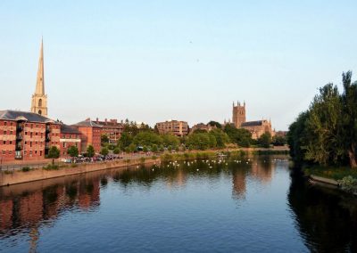 Cathedral and River Severn